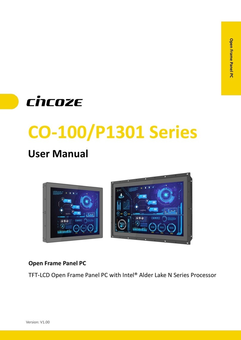 Cincoze CO-100/P1301 Series User manual