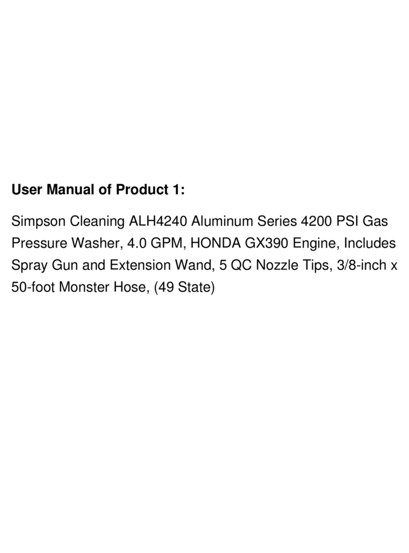 GreenWorks PWA105 User manual
