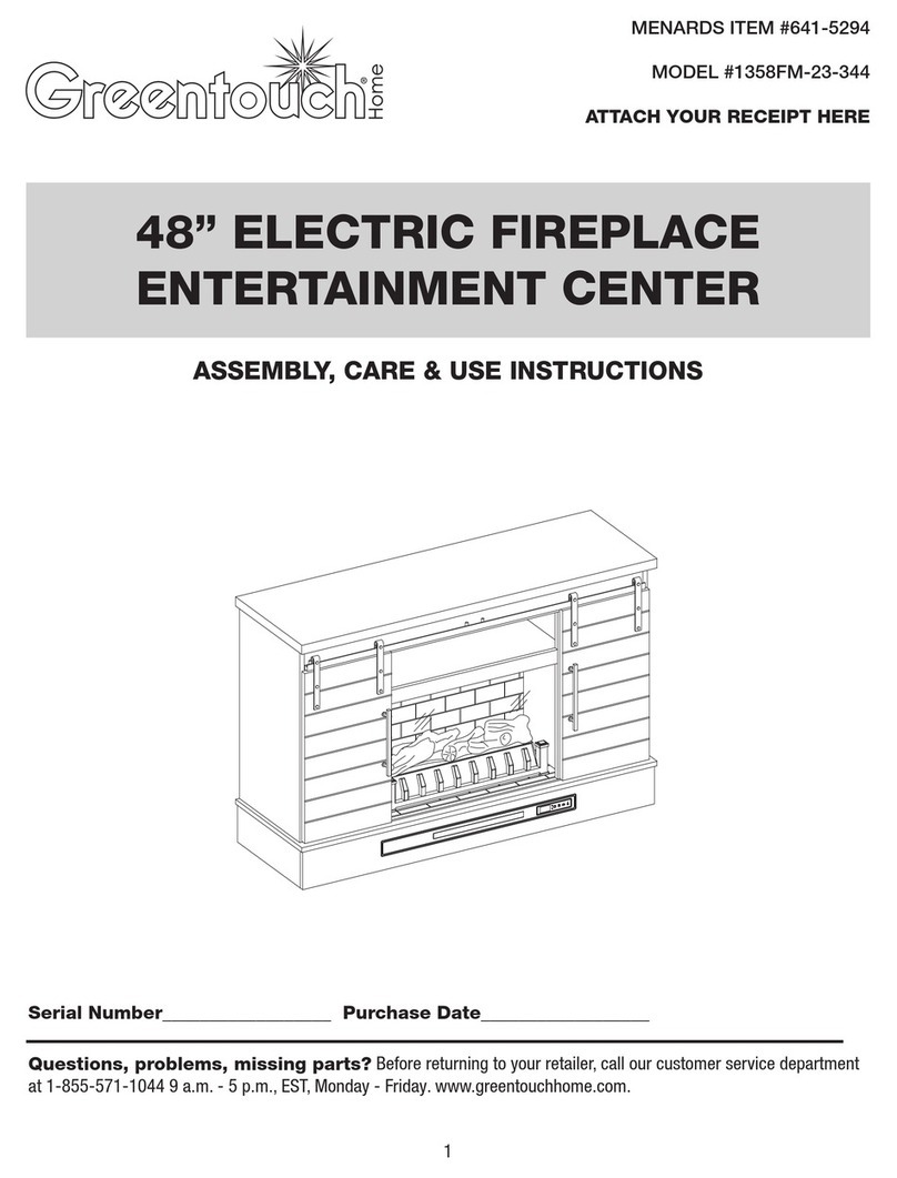 Greentouch 1358FM-23-344 Assembly / care & use instructions Greentouch 1358FM-23-344 Assembly / care & use instructions