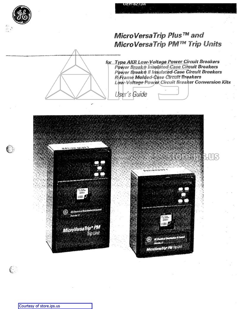 GE MicroVersa Trip Plus User manual