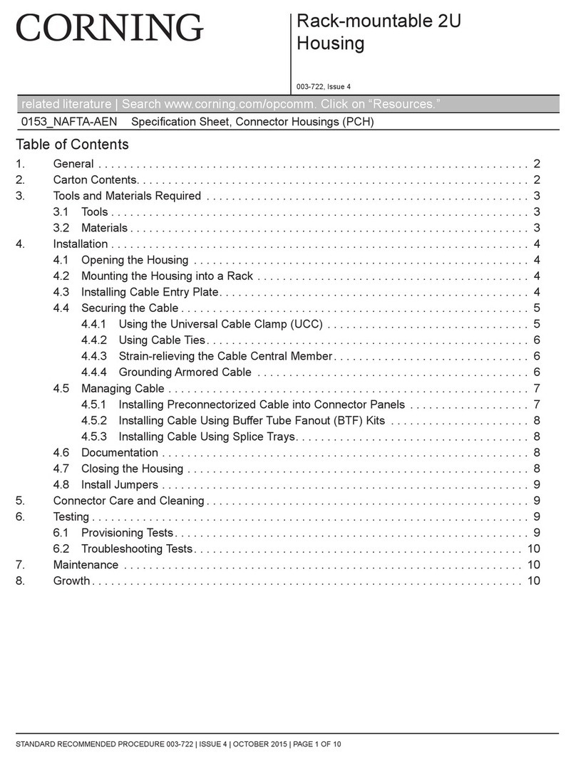 CORNING PCH-02U User manual
