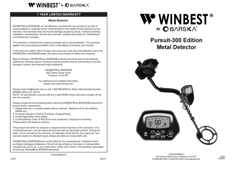 Barska WINBEST Pursuit-300 quick start guide