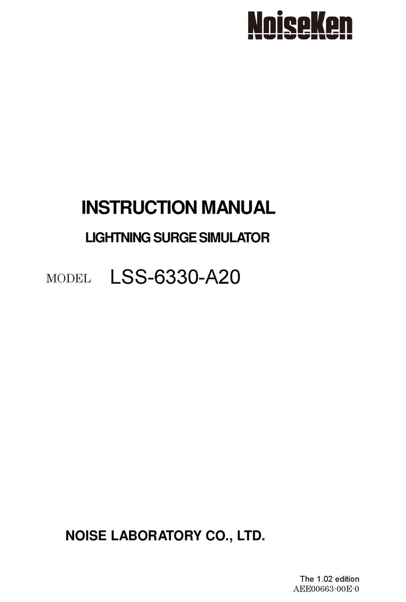 NoiseKen LSS-6330-A20 instruction manual