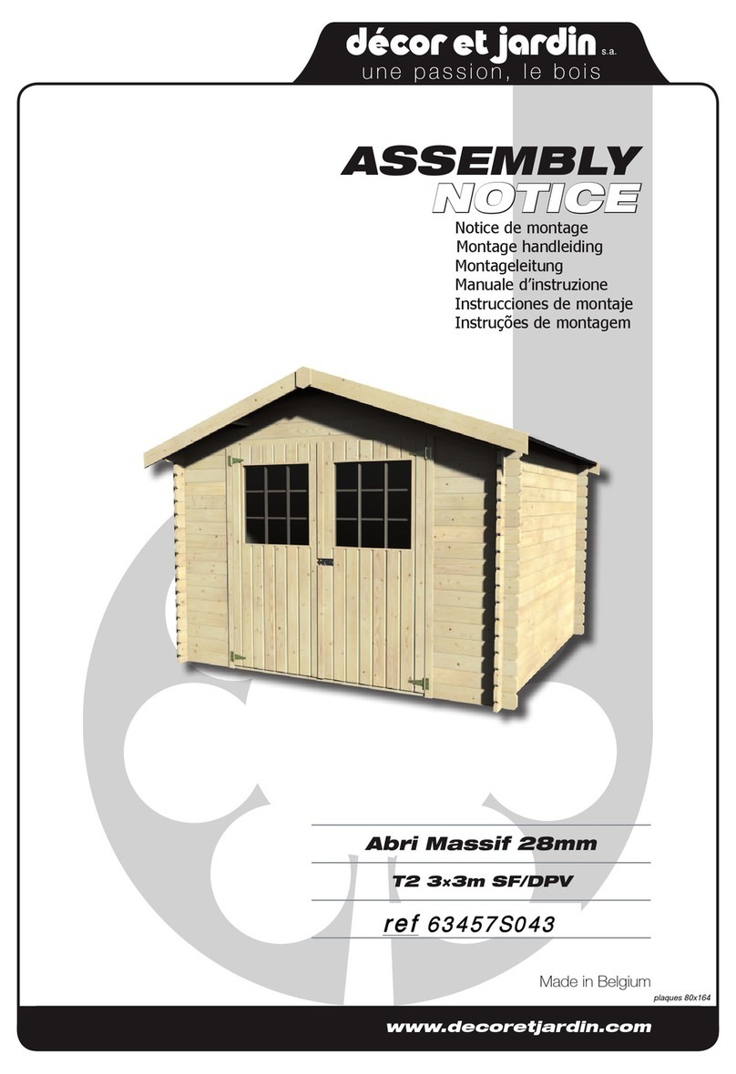 Décor et Jardin 63457S047 Assembly Notice