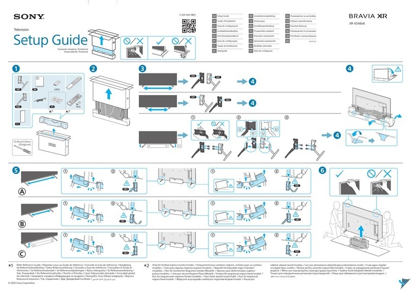 Sony XR-65A83K User manual