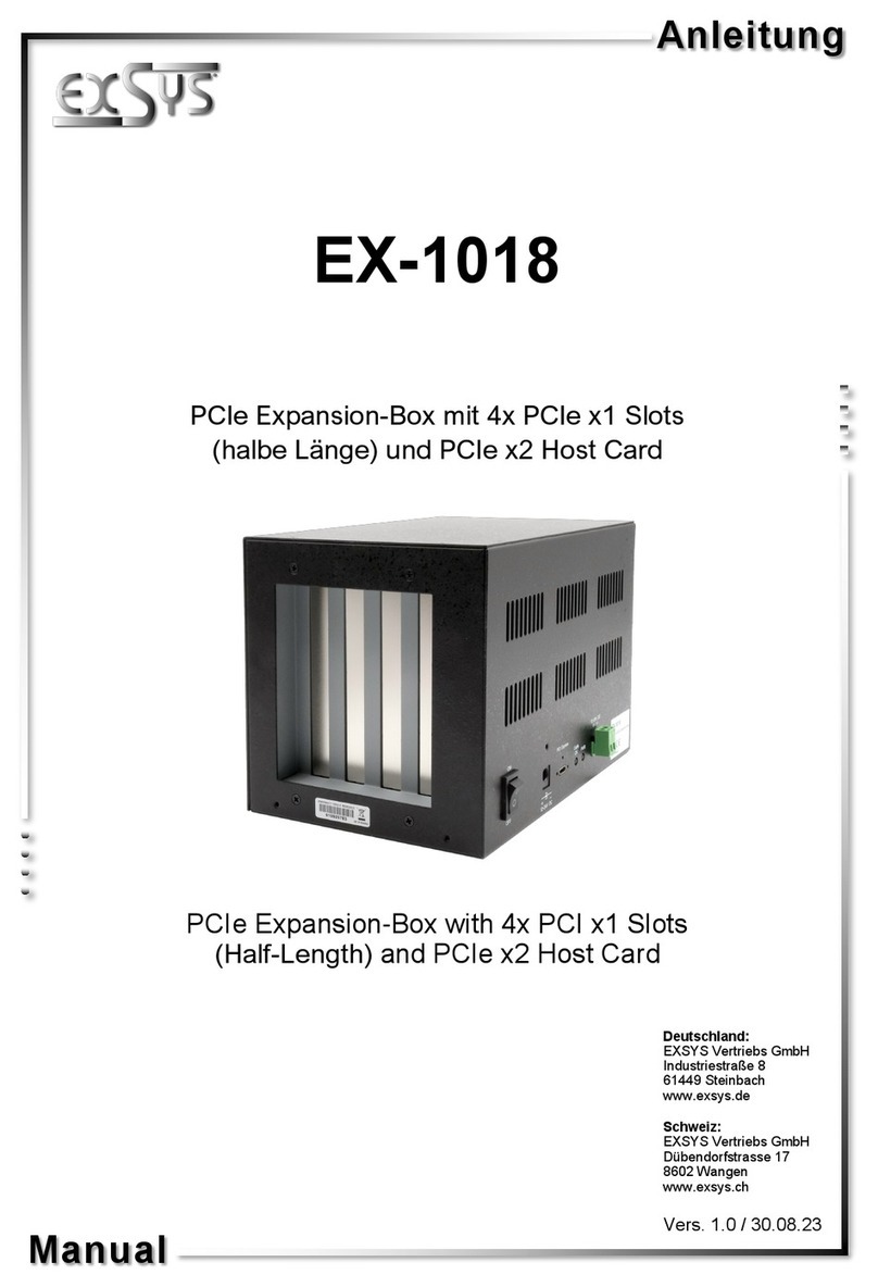 Exsys EX-1018 User manual