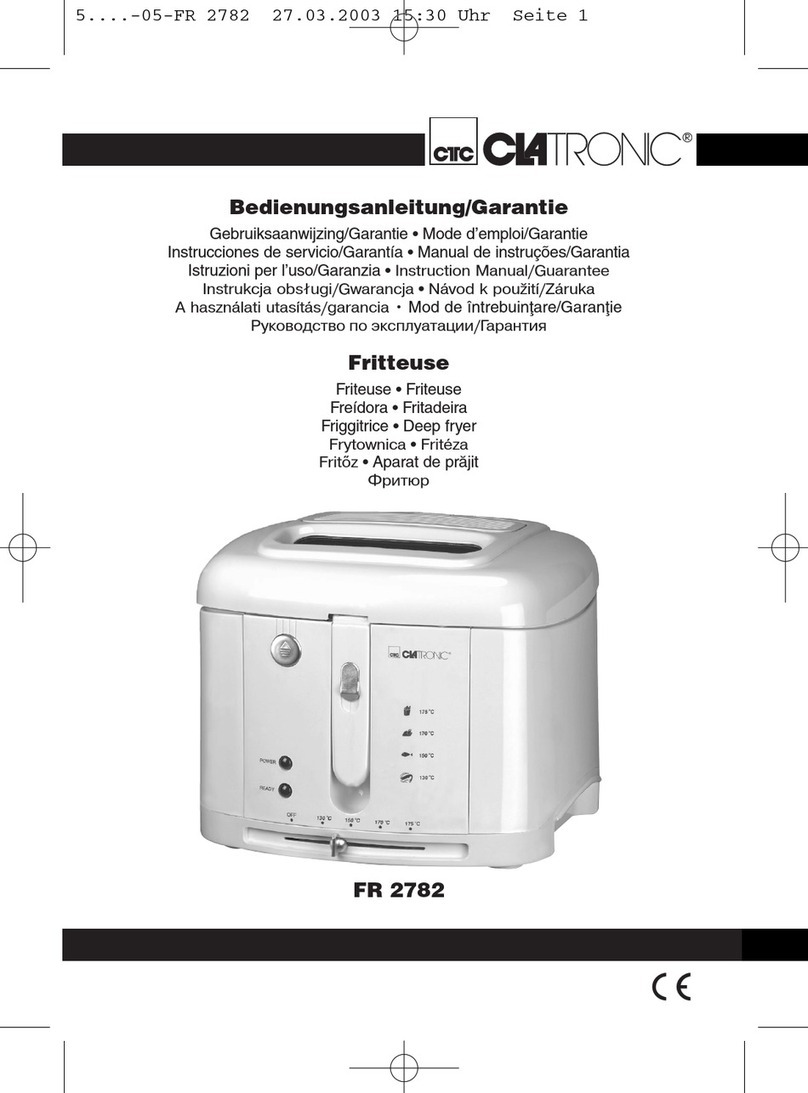 Clatronic FR 2782 Instruction manual & guarantee