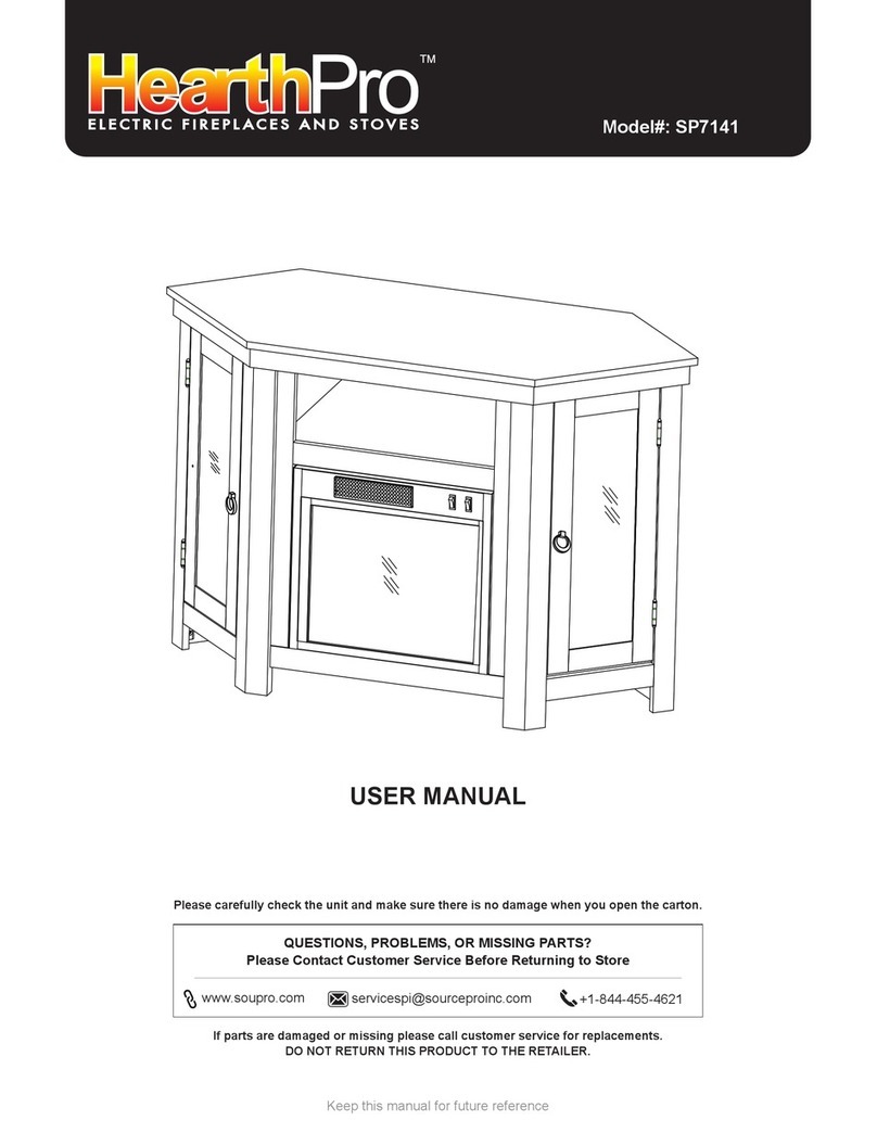 HearthPro SP7141 user manual