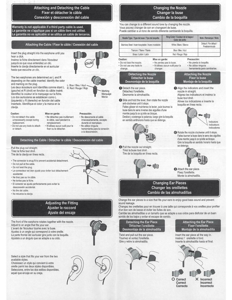 JVC HA-FD01 quick start guide