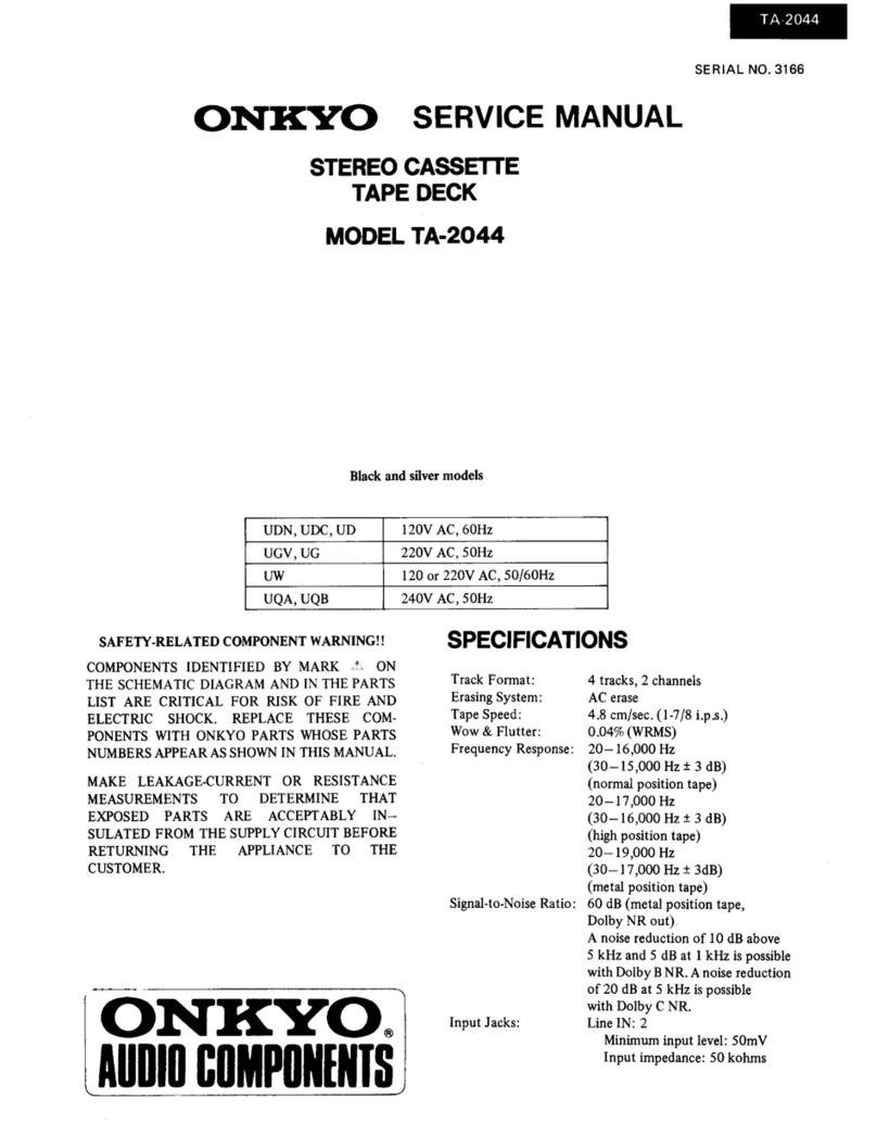 Onkyo TA-2044 User manual