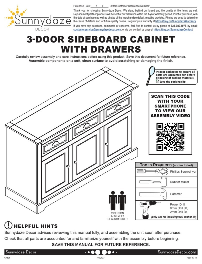 Sunnydaze Decor AGR-355 Assembly instructions