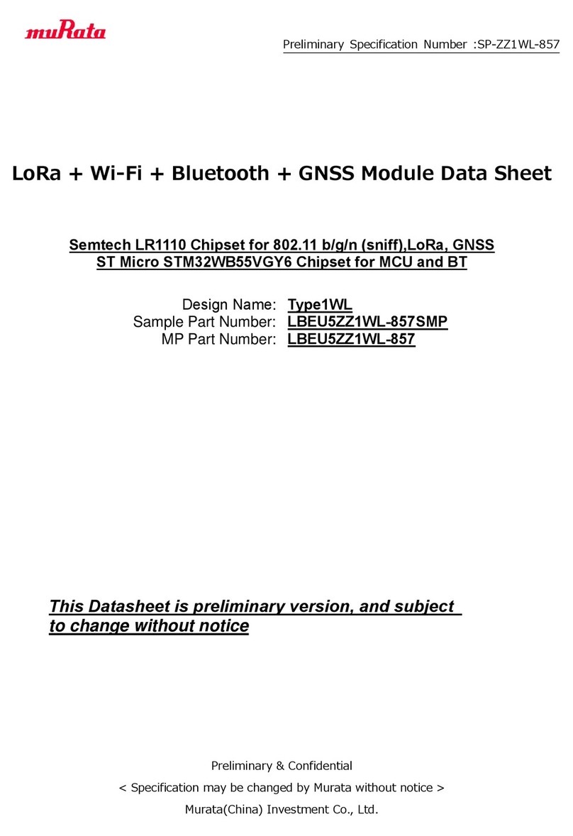 Murata LBEU5ZZ1WL-857SMP datasheet