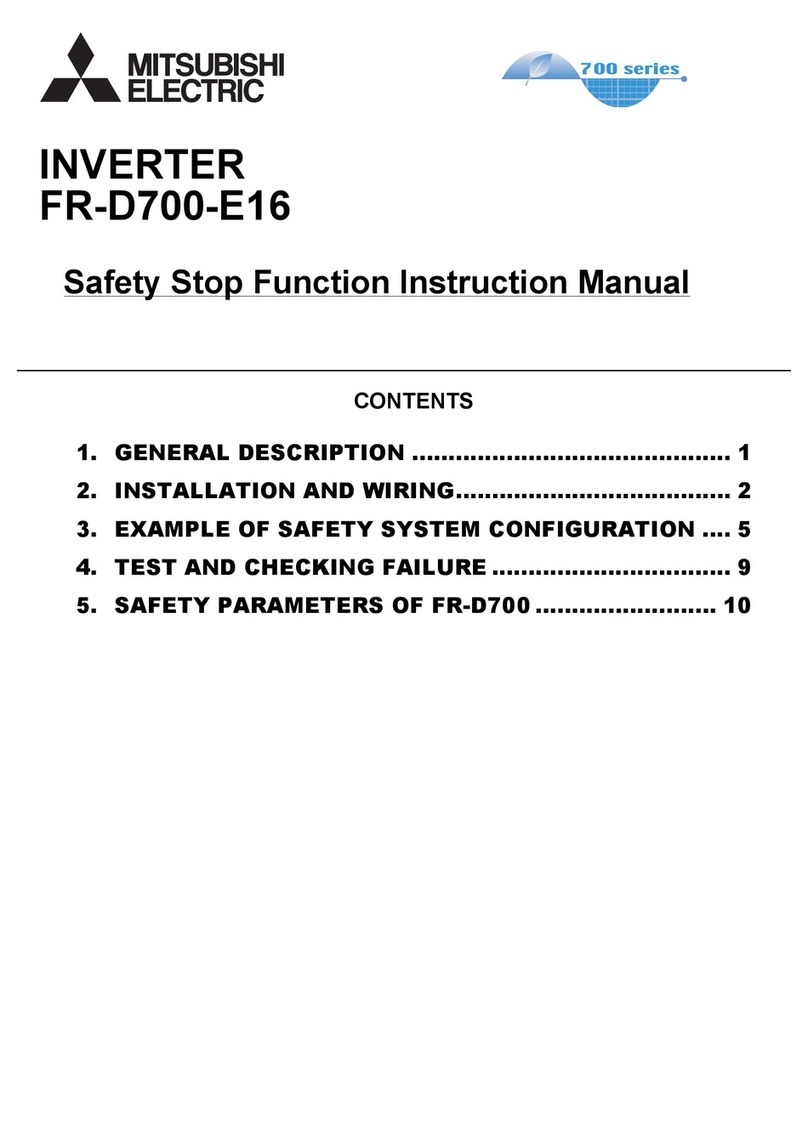 Mitsubishi Electric 700 Series instruction manual
