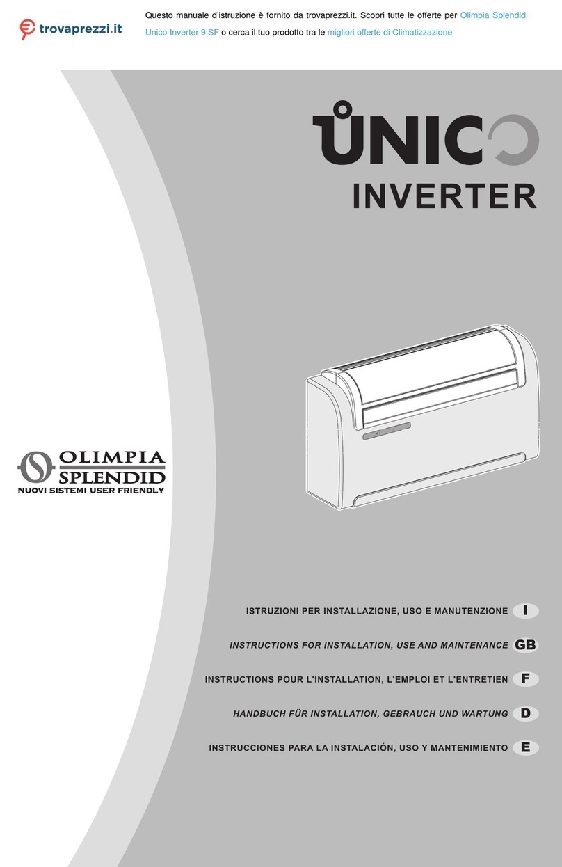 Olimpia splendid INVERTER 9 SF Parts list manual