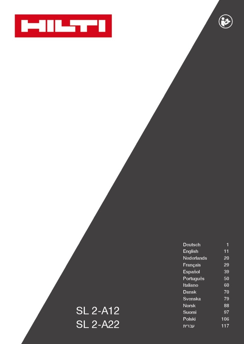 Hilti SL 2-A12 manual