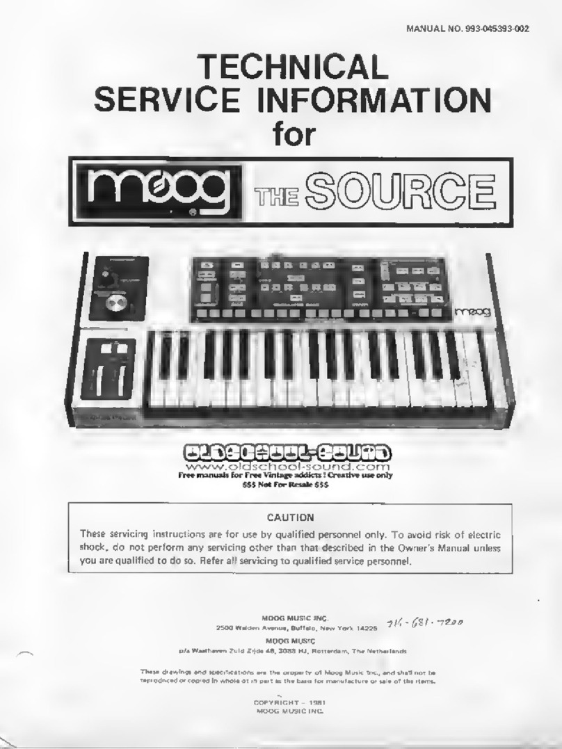 Moog THE SOURCE Operating and installation instructions