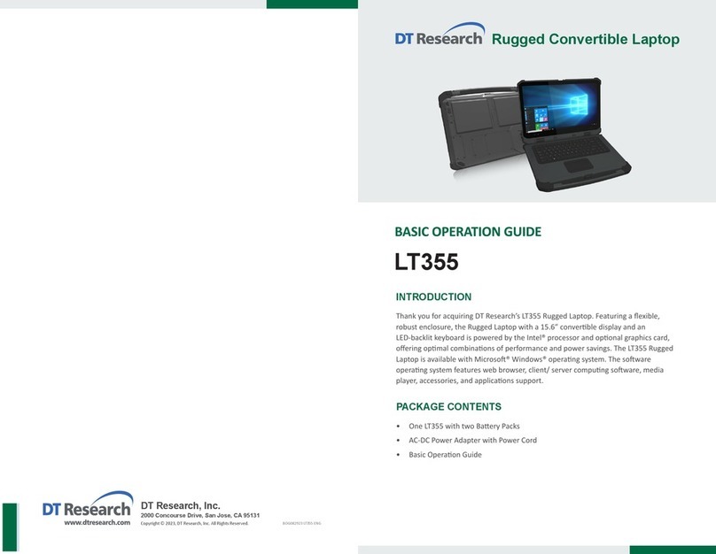 DT Research LT355 Assembly instructions