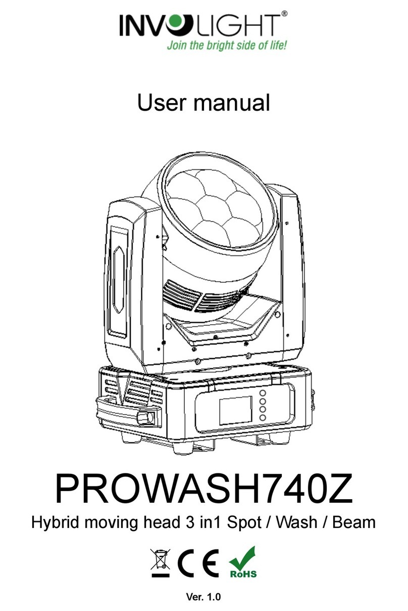 involight PROWASH740Z User manual involight PROWASH740Z User manual