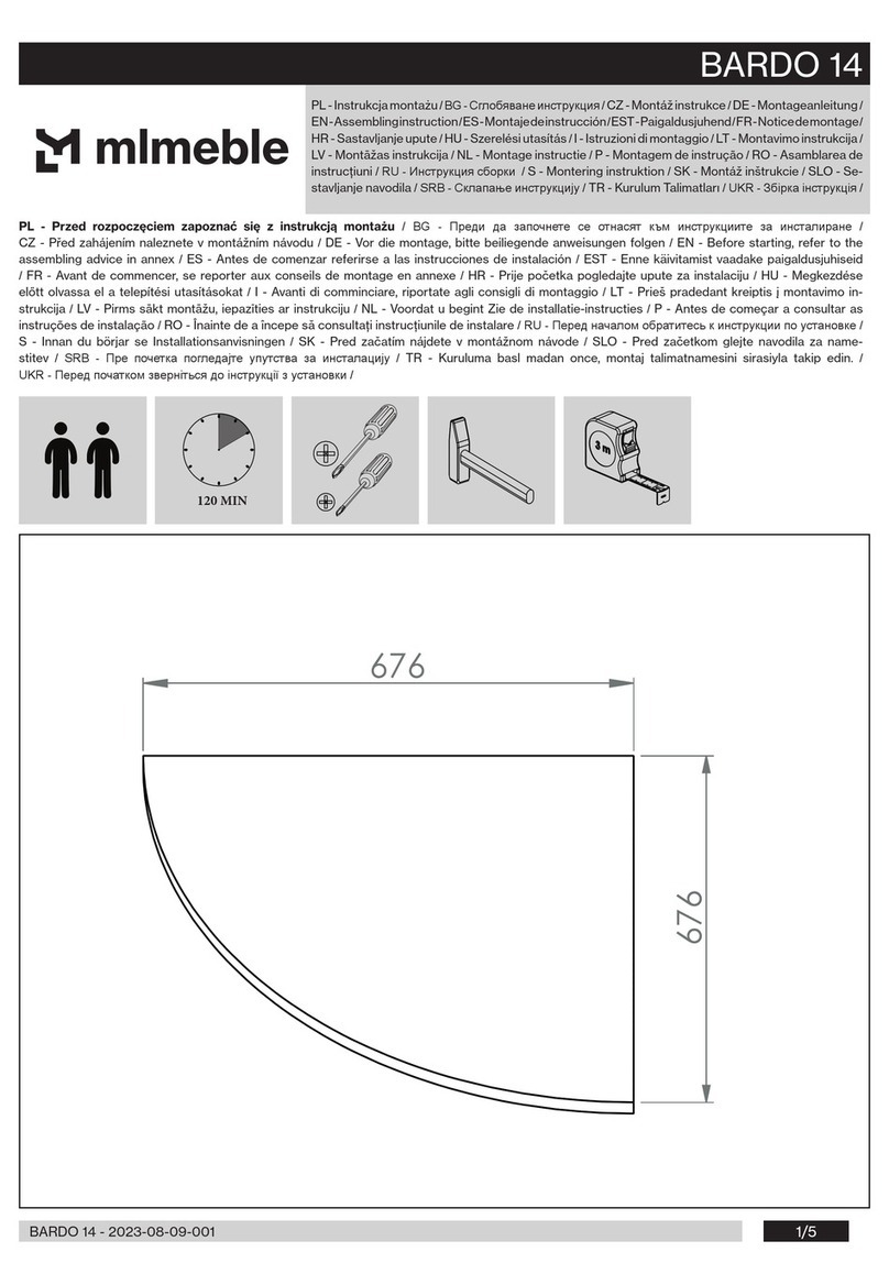 mlmeble BARDO 14 Assembling Instruction