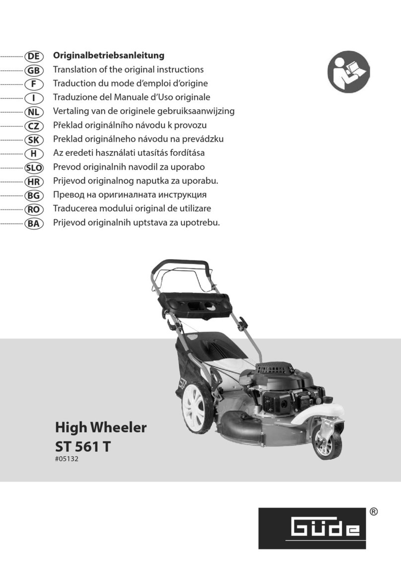 Gude High Wheeler ST 561 T Translation of the original instructions