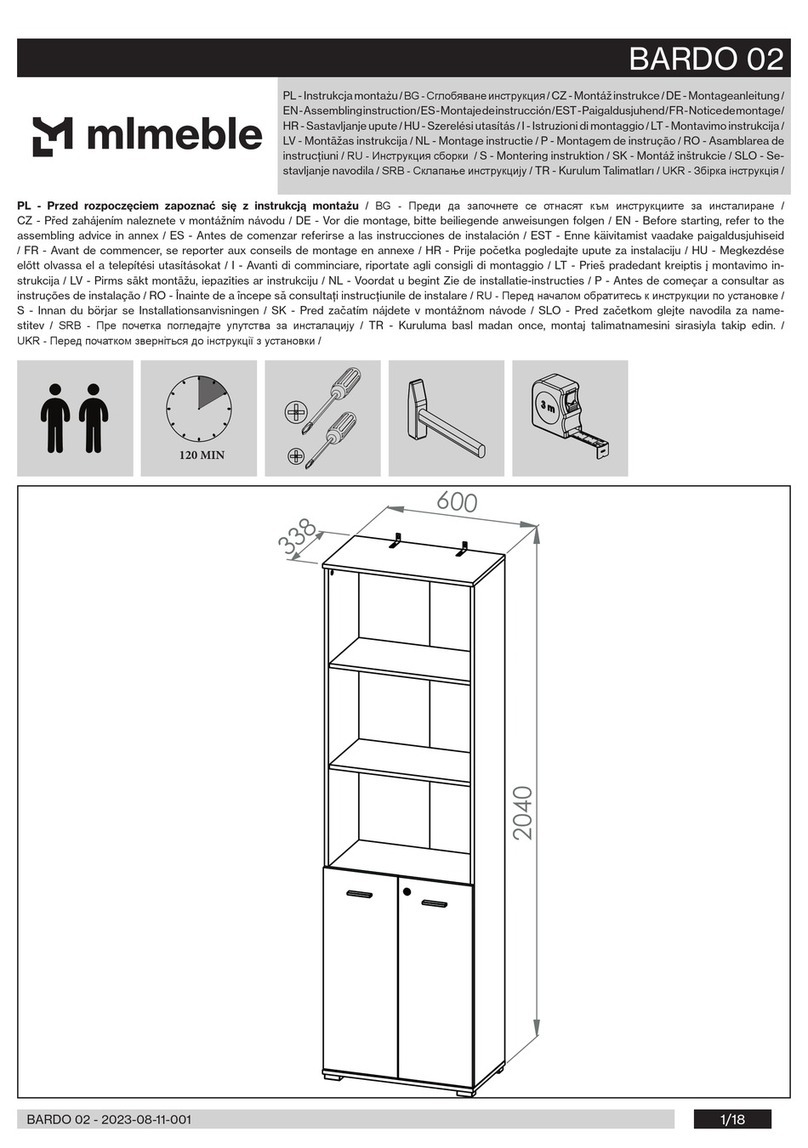 mlmeble BARDO 02 Assembling Instruction