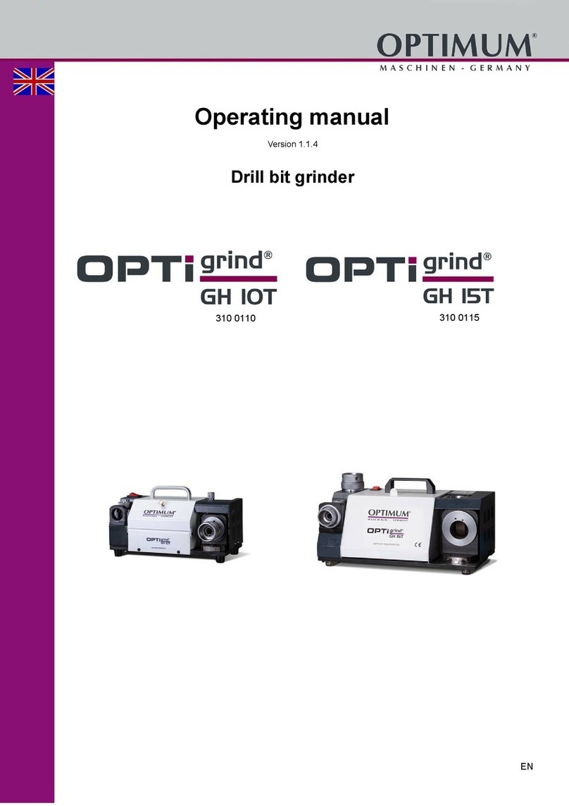 Optimum OptiGrind GH 10T User manual Optimum OptiGrind GH 10T User manual