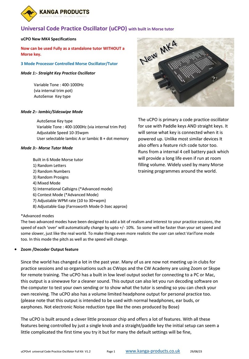 Kanga Products uCPO New MK4 manual