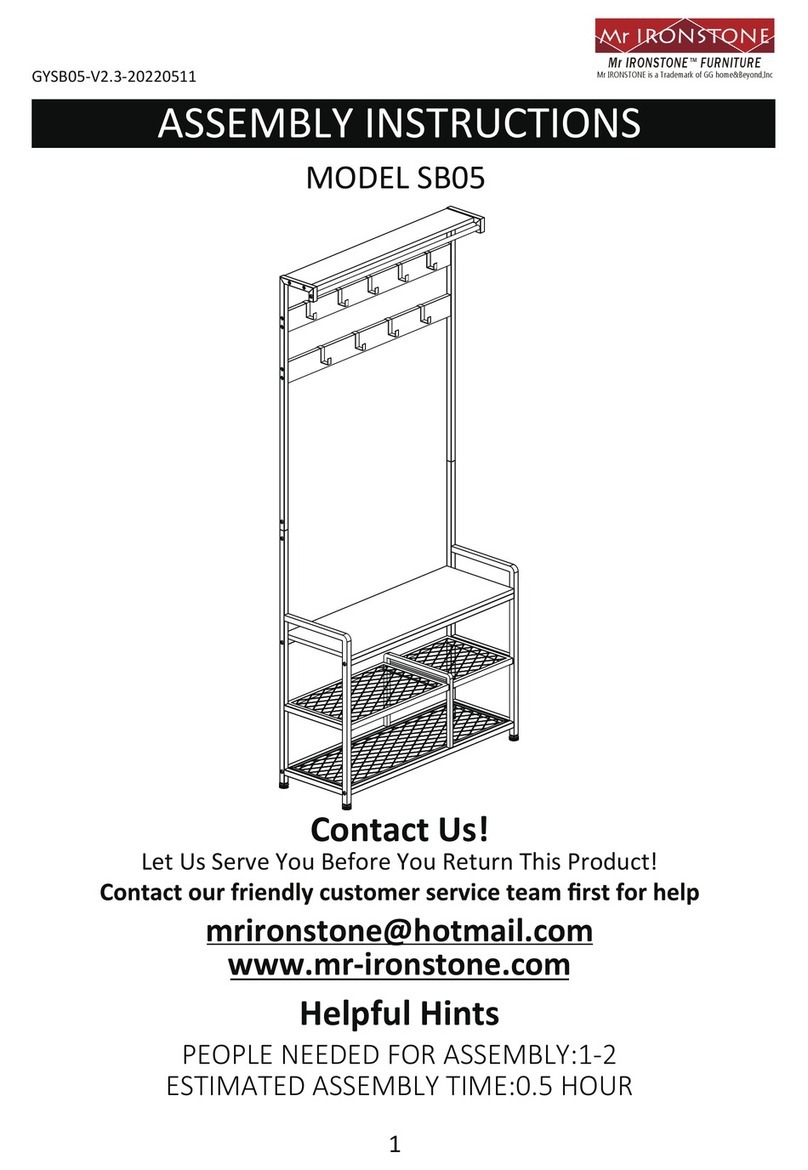 Mr IRONSTONE SB05 Assembly instructions