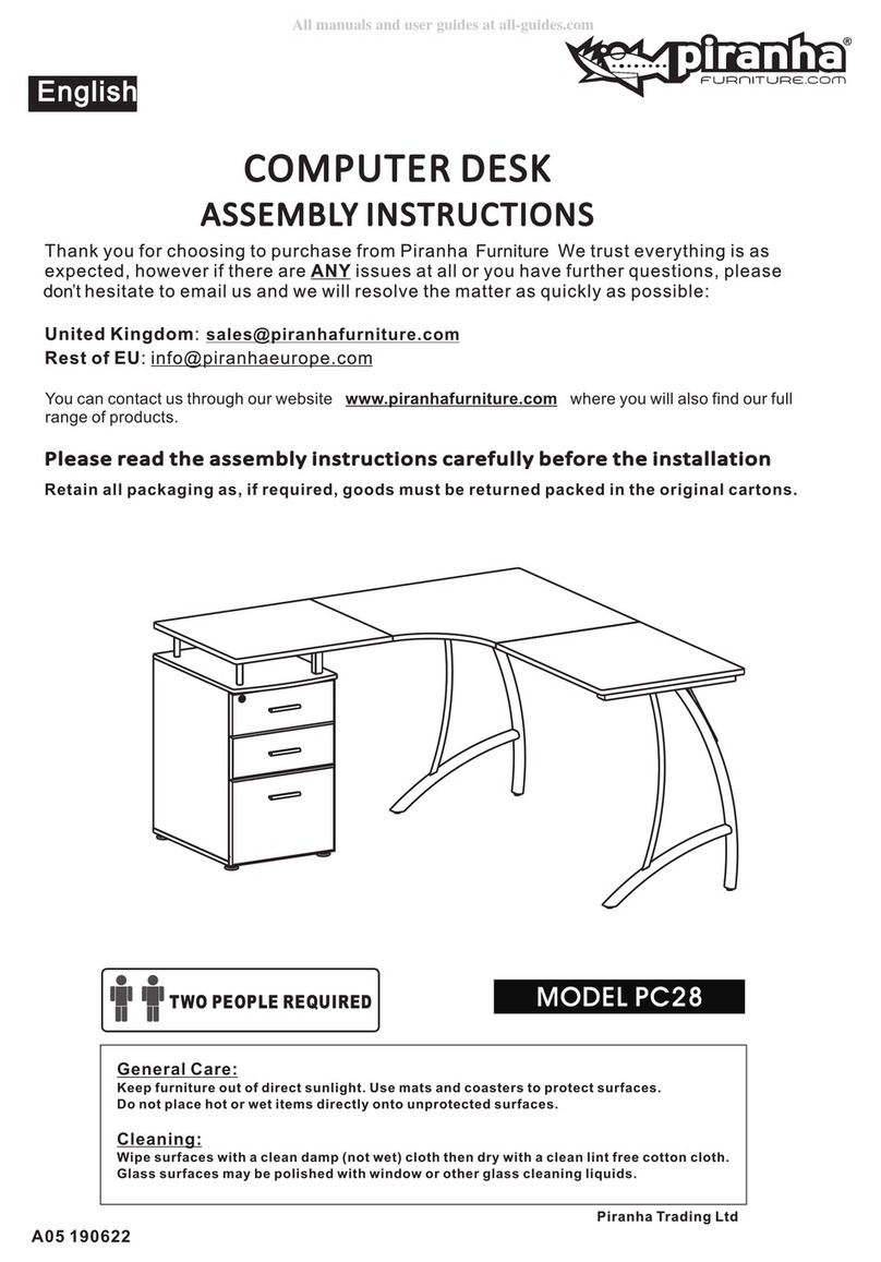 Piranha PC28 Assembly instructions