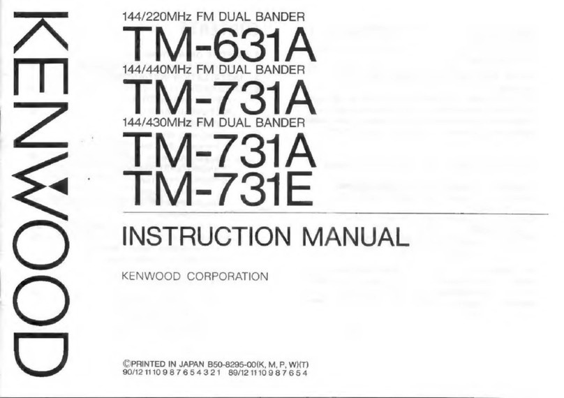 Kenwood TM-631A User manual
