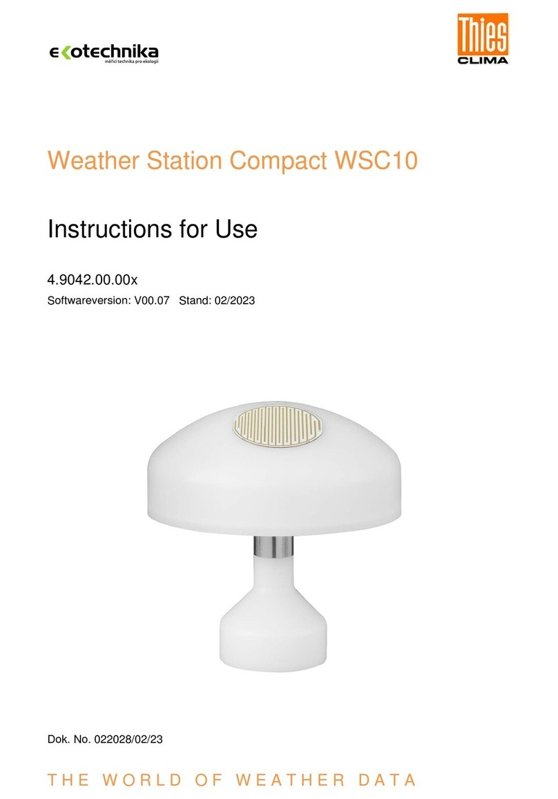 Thies CLIMA Compact WSC10 User manual