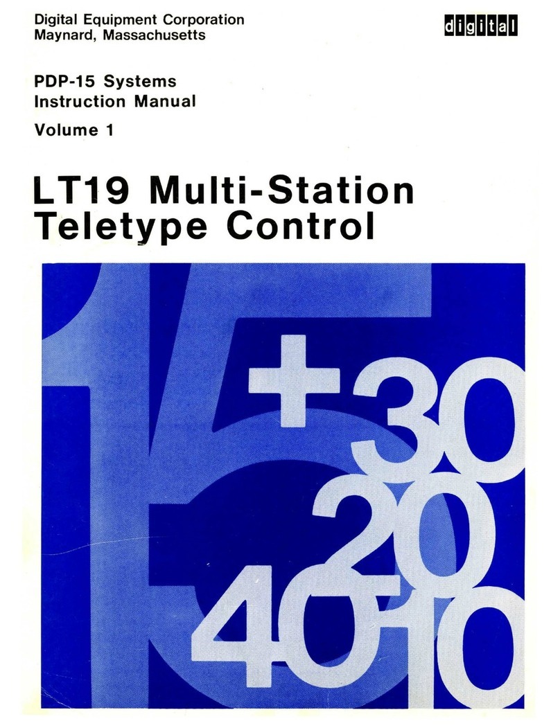 Digital Equipment LT19 instruction manual