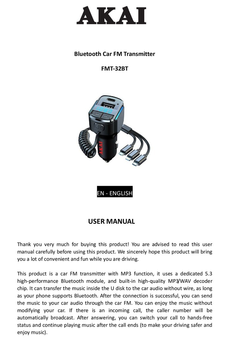 Akai FMT-32BT User manual
