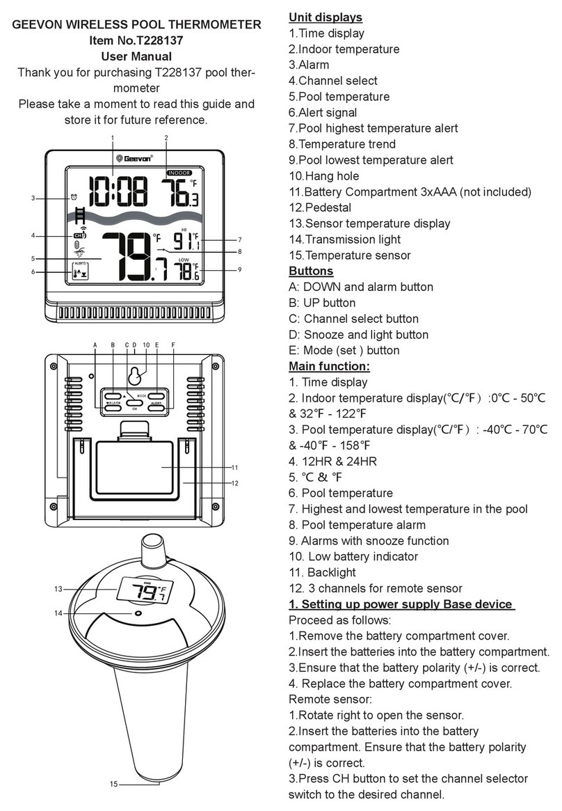 Geevon T228137 user manual