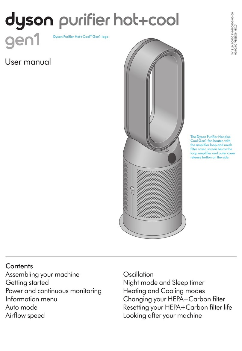 Dyson purifier hot+cool gen1 user manual