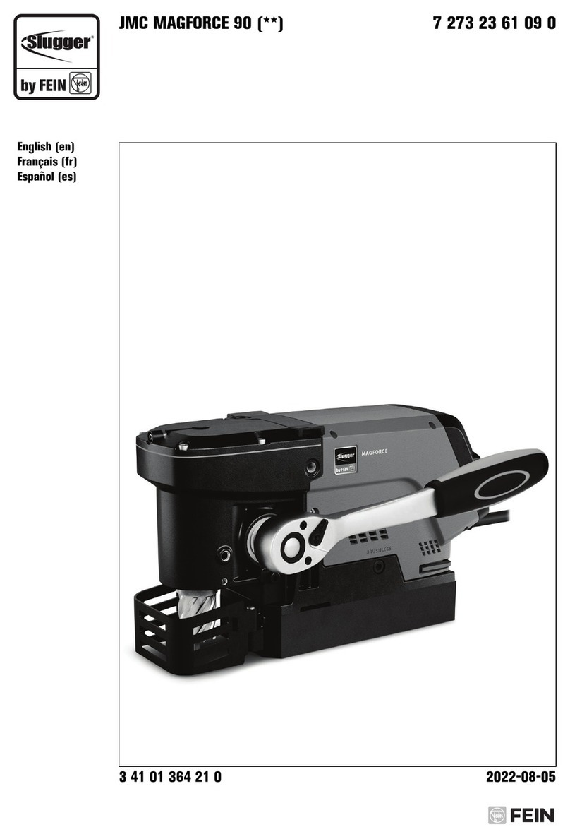Fein Slugger JMC MAGFORCE 90 User manual