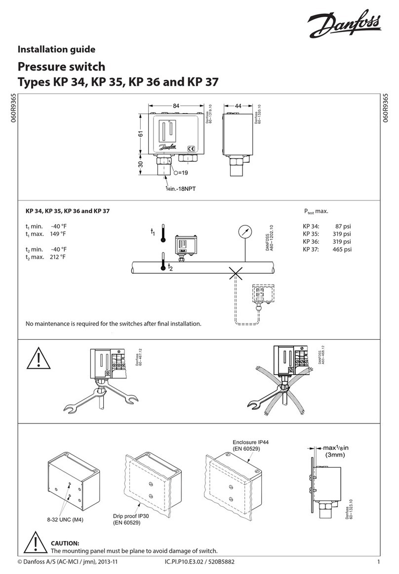 Danfoss KP 34 installation guide