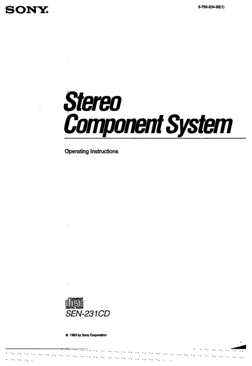 Sony SEN-231CD operating instructions