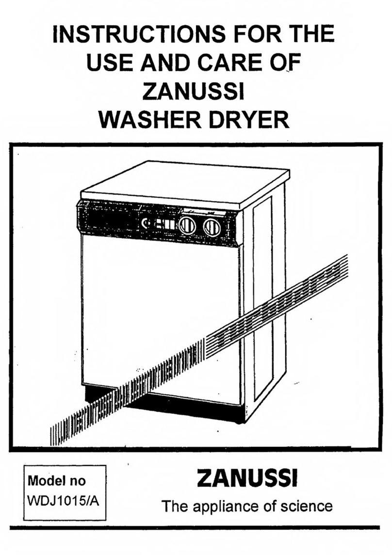 Zanussi WDJ1015/A Operating and safety instructions Zanussi WDJ1015/A Operating and safety instructions