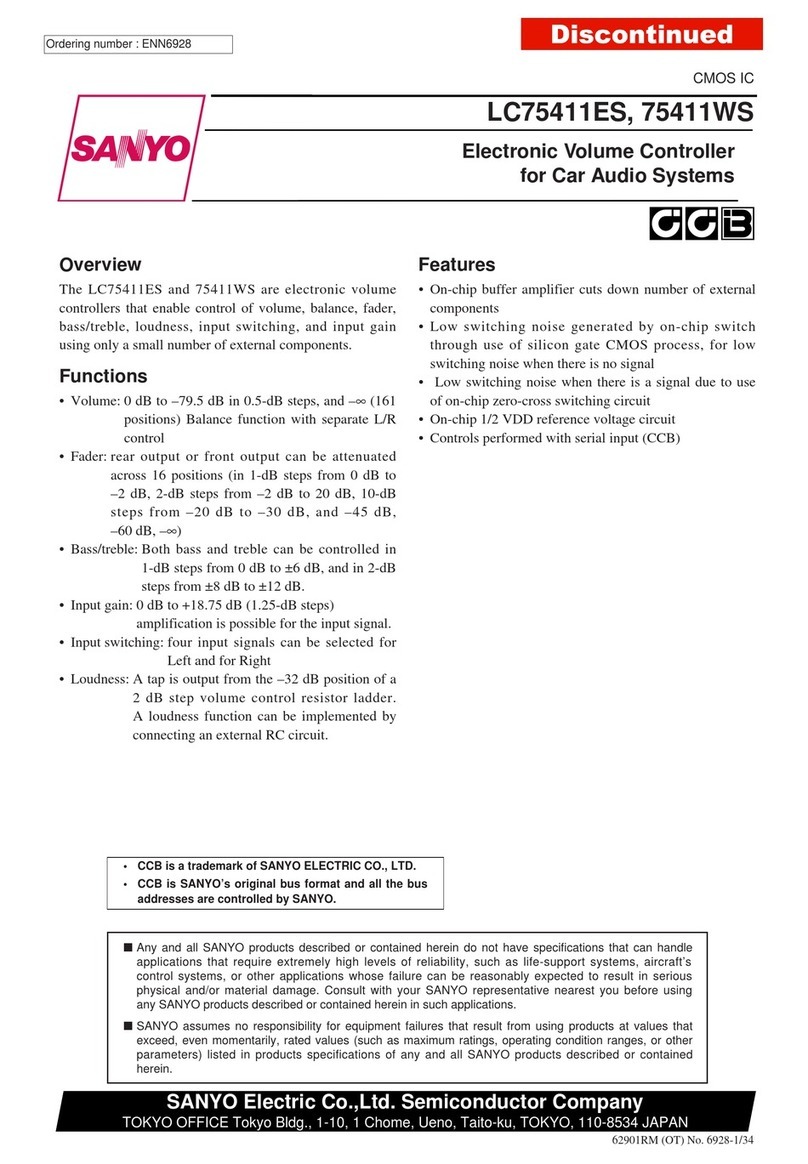 Sanyo LC75411ES manual