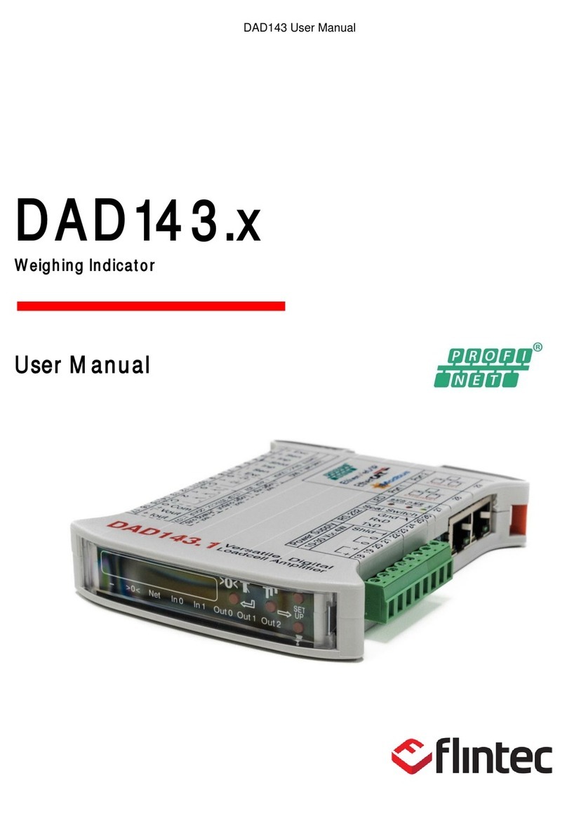 Flintec DAD143 Series user manual