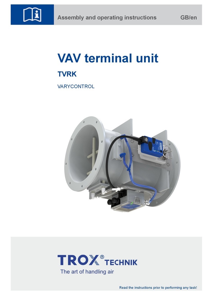 Trox Technik TVRK User manual Trox Technik TVRK User manual