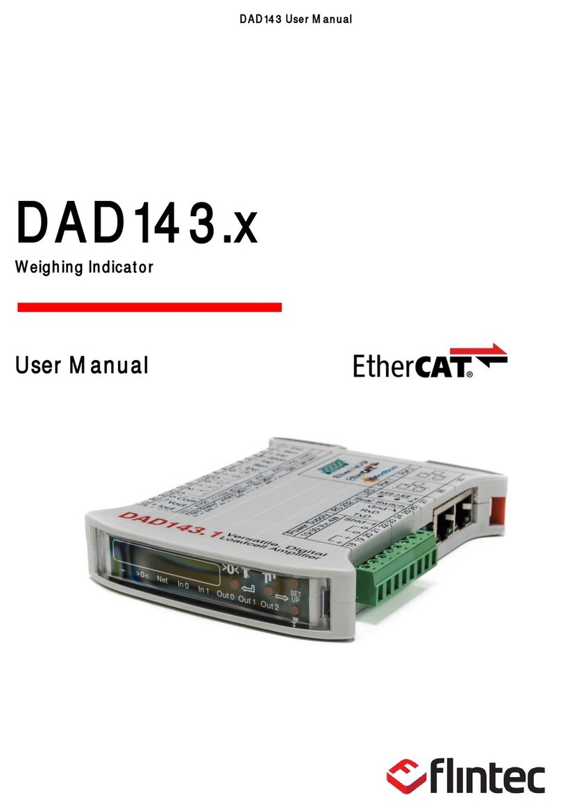 Flintec DAD143 Series user manual
