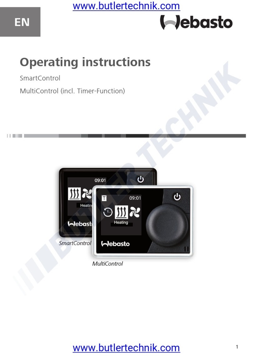 Webasto SmartControl User manual