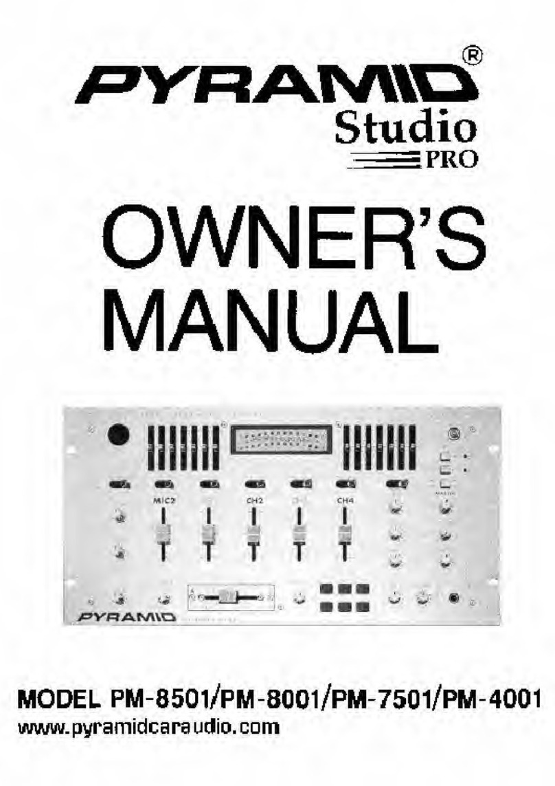 Pyramid PM-8501 owner's manual