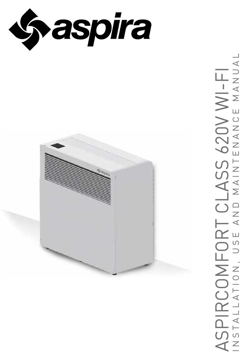 Aspira ASPIRCOMFORT CLASS 620V WI-FI Instructions for installation, use and maintenance manual