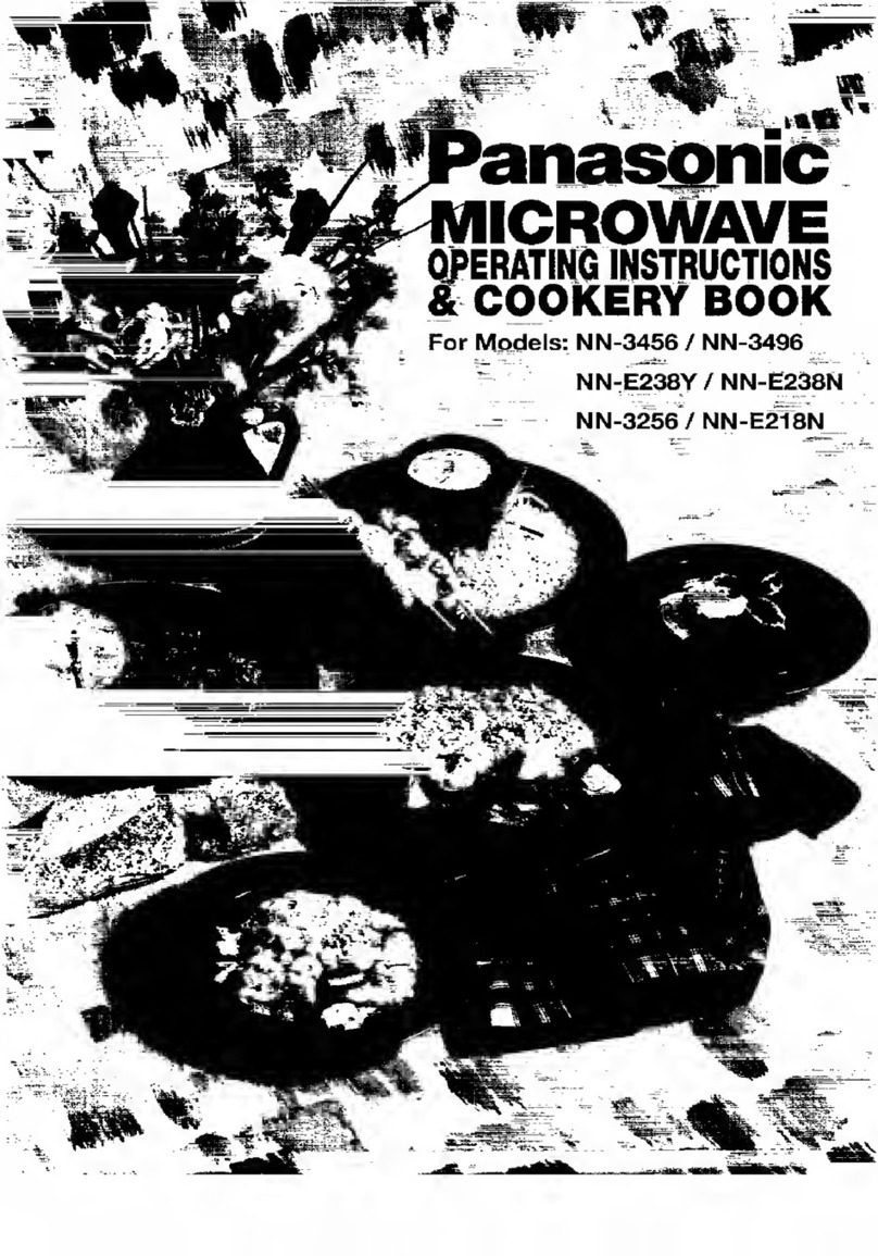 Panasonic NN-3456 Operating instructions & cookery book