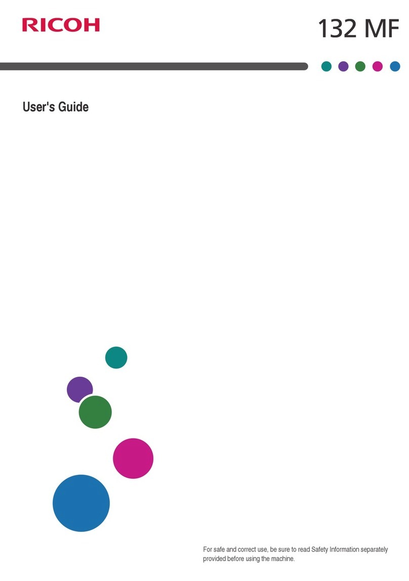 Ricoh 132 MF User manual
