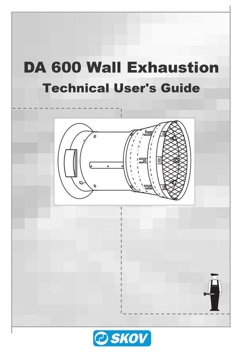 Skov DA 600 Manual