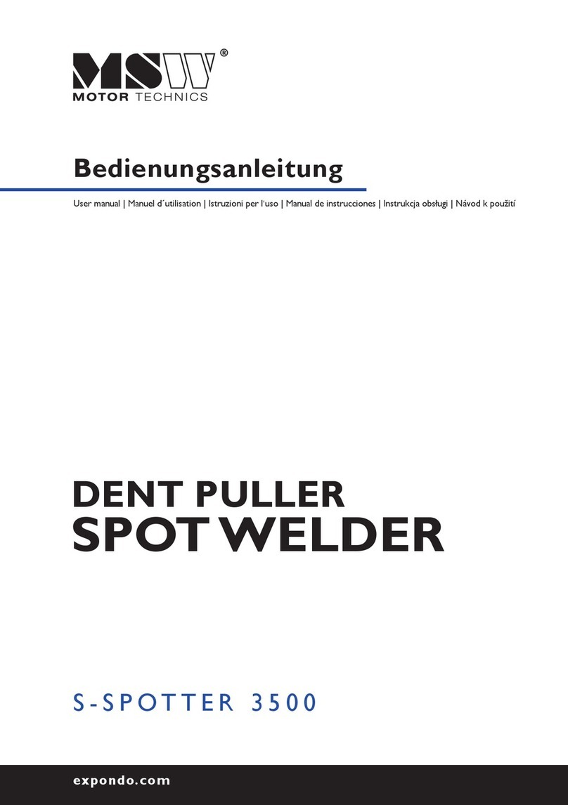 MSW S-SPOTTER 3500 user manual
